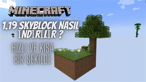 Minecraft 119 Skyblock Nasıl Indirilir Youtube