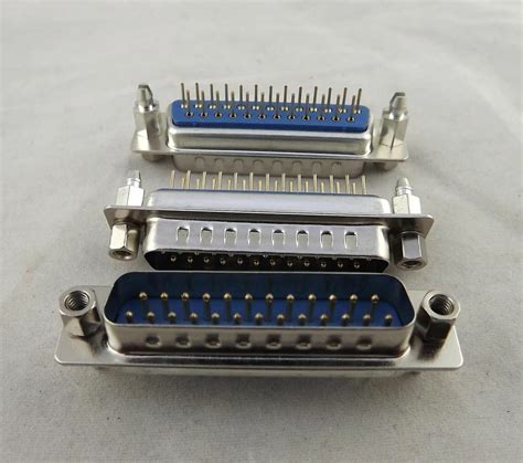 10 D Sub Db25 25pin Male Dip Pcb Solder Connector Adapter Dp25 2 Rows