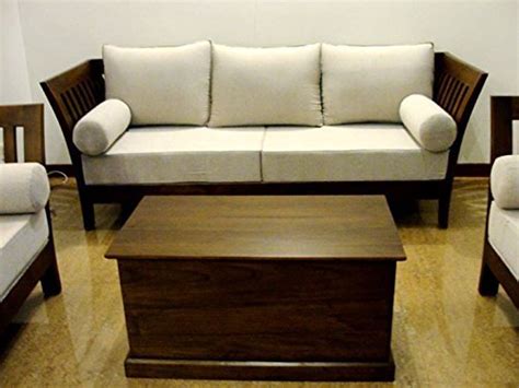 Ss Wood Furniture Sheesham Wood Seater Sofa Set