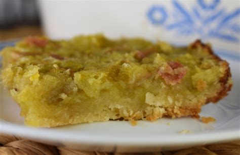 Rhubarb Bars With Shortbread Crust Recipe These Old Cookbooks