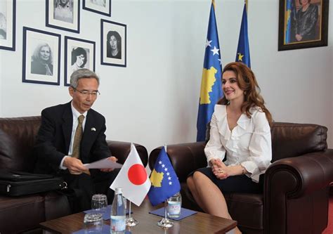 Minister Çitaku hosted the non resident Ambassador of Japan in Kosovo