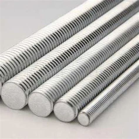 Material Galvanised Iron Gi Threaded Rods Round Size Mtr At