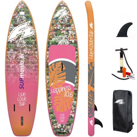 Deska SUP F2 HAPPINESS 10 6 PINK Pompowany Paddleboard F2 Sport