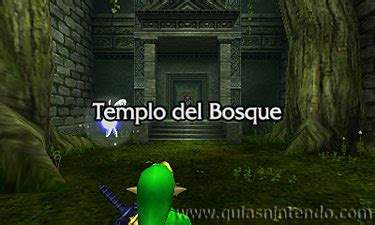 Guia Zelda Ocarina Of Time Interior Del Templo Del Bosque Zona