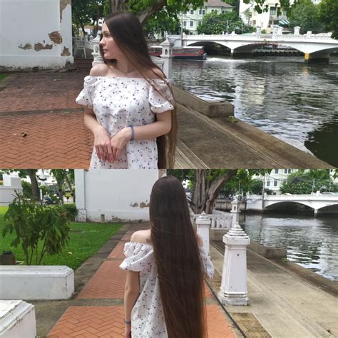 Beautiful Video With My Long Hair And White Dress 😍💕😲😊😯💖 Genevieve Dove Boosty