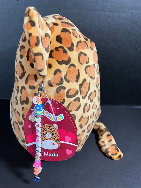 Squishmallow 8 Maria the Cheetah Appliqued Hearts - Etsy