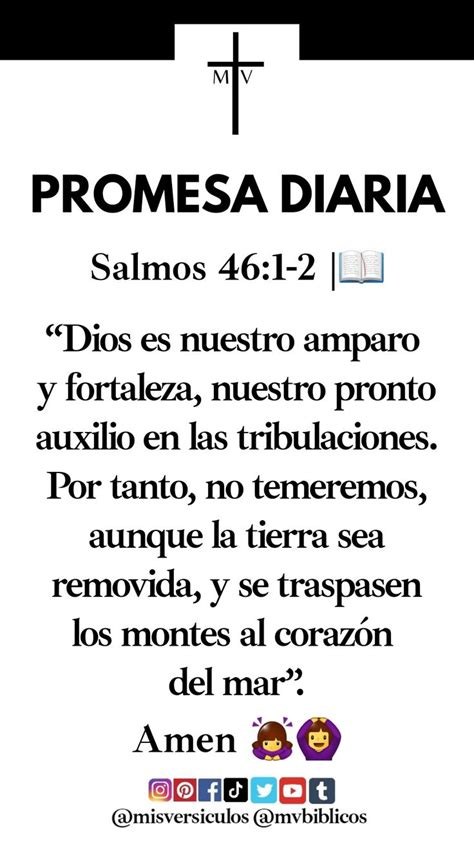 Salmos 461 2 Salmo 46 1 Promesa Salmos