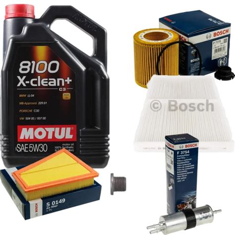 Bosch Inspection Set L Motul X Clean W Pour Bmw Er