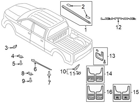 2022 Ford Transit Connect Mud Flap Rear 55 Foot Box Body Side Vpl3z16a550f Lakeland