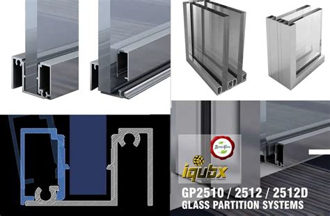 Glass Partition Wall System Modular Aluminium Glazed Partition