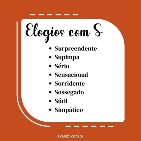 Palavras De Elogios Todas As Letras Do Alfabeto