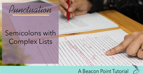 Semicolons with Complex Lists - Beacon Point Services