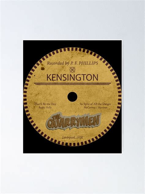 The Quarrymen Sticker Poster For Sale By Juliettebo Redbubble