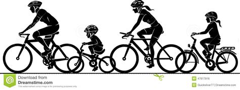 Family bike clipart - Clipground