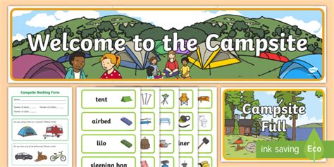 Camping Role Play Ideas Campsite Role Play Pack