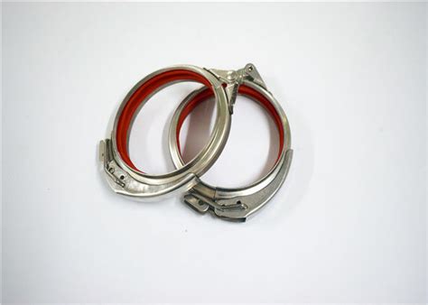 600mm Quick Release Pipe Clamp Clips With Red Seal For Ductwork System