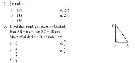 Contoh Soal Trigonometri Kelas Hot Sex Picture