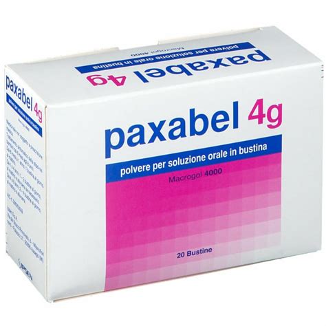 Paxabel 4g Lassativo Stitichezza Adulti E Bambini 20 Bustine