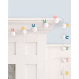 Bunny Ears Pom Pom Garland M Party Delights