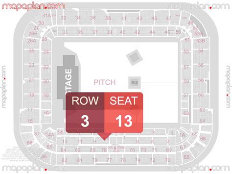 Middlesbrough Riverside Stadium detailed interactive seating plan with ...