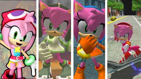 Sonic Adventure 2 Alternate Amy Costumes Youtube