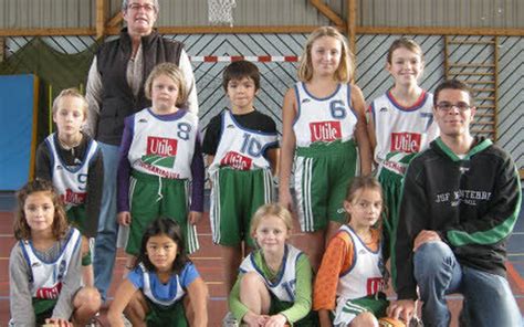 Basket club Les mini poussins dans le grand bain Le Télégramme