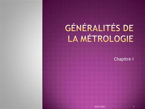 SOLUTION Chapitre I Generalites De La Metrologie 1 Studypool