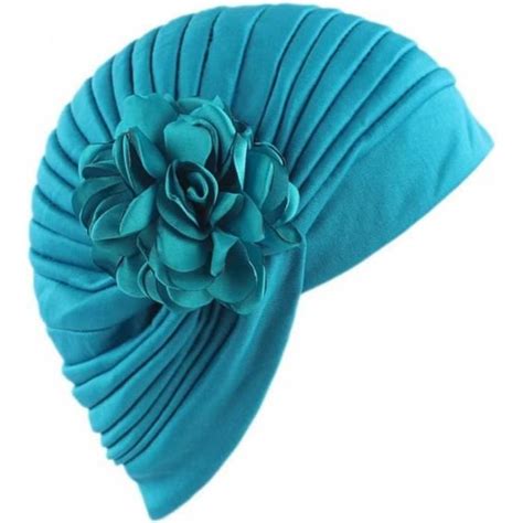 Floral Bonnets Turbans Couvre Chef Plissé Wrap Cheveux Bonnet Chimio