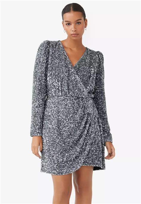 Buy And Other Stories Sequin Wrap Mini Dress 2024 Online Zalora Philippines