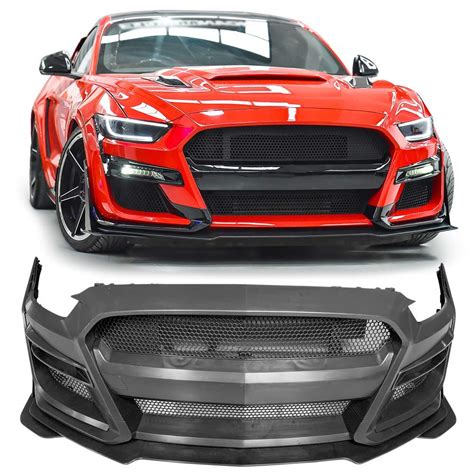 IKON MOTORSPORTS Front Bumper Cover Compatible With 2015 2017 Ford