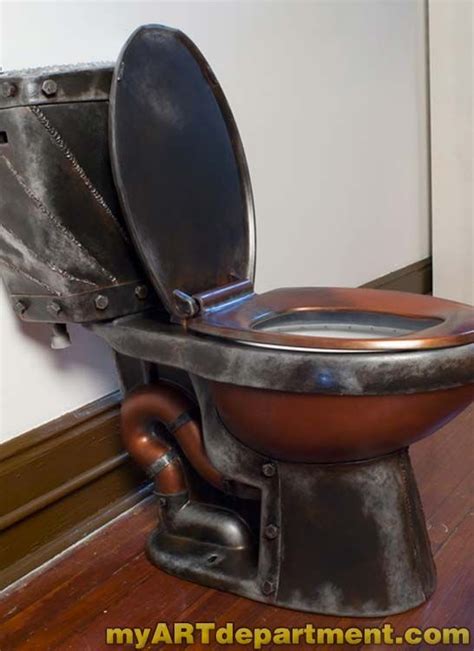 Industrial Steampunk Toilet One Of A Kind Steampunk Furniture