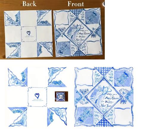 Blue And White Quilts With Junk Journal