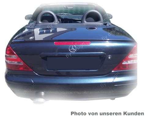 Mercedes Slk Tuning R Spoiler Rear Lip Boot Finished Painted