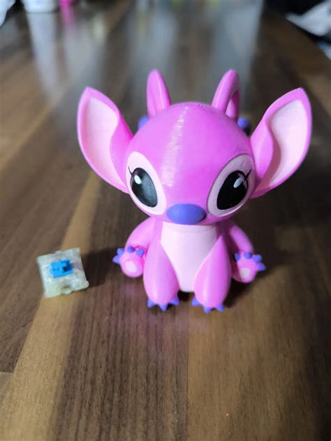Angel Fidget Clicker Toy Stitch By Whitemonkey Makerworld Download
