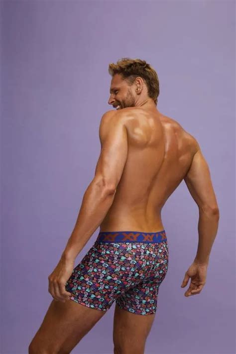 Xy Boxer Algodon Y Lycra Con Pinza Central Estampado Liberty