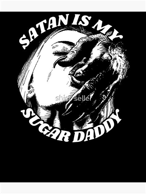 Satan Is My Sugar Daddy Funny Irony Sarcasm Backpack By Shirt Seller