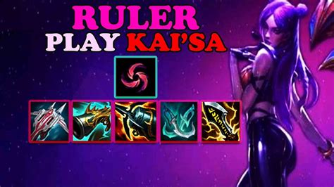 Gen G Ruler Plays Adc Kaisa Vs Ezreal Kr Challenger Patch 1211