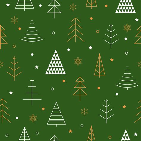 Green Winter Christmas Seamless Pattern 4404508 Vector Art At Vecteezy