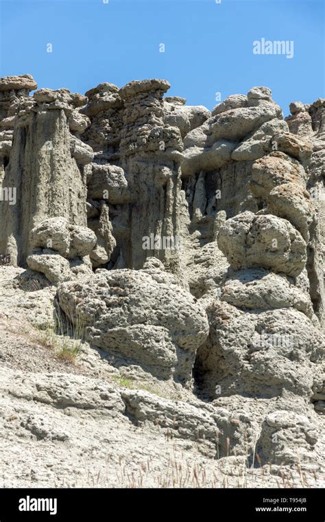 Summer Landscape Of Rock Formation The Stone Dolls Of Kuklica Near Town