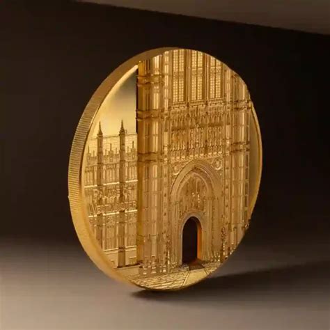 Palau Oz Tiffany Art Metropolis Westminster Gold Coin