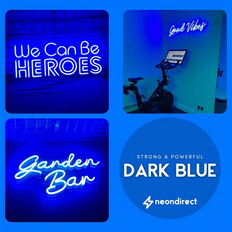 Aesthetic Neon Blue Signs | Blue Neon Lights - Neon Direct