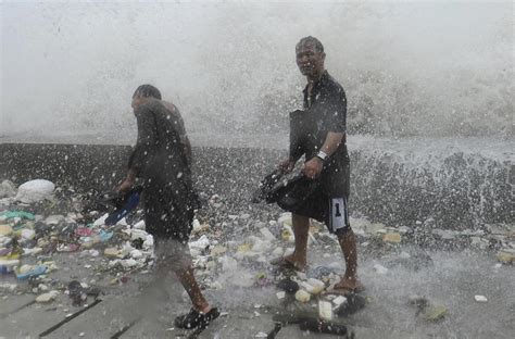 Tropensturm Mit Dem Taifun Kam Das Wasser Nach Manila Zeit Online