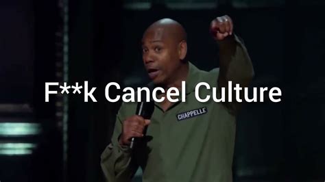 Dave Chappelle On Cancel Culture Dave Chappelle On Transgeneder