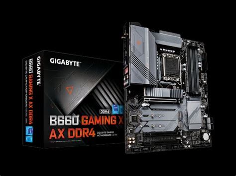 ヤマト GIGABYTE B660M GAMING X AX DDR4 B660 Intel LGA 1700 M ATX DDR4