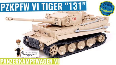 COBI 2556 PzKpfw VI Tiger 131 Speed Build Review BrickMeet EN