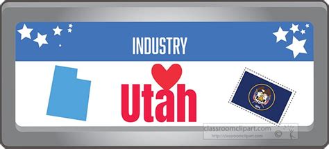 Utah State Clipart - utah-state-license-plate-with-motto-clipart ...