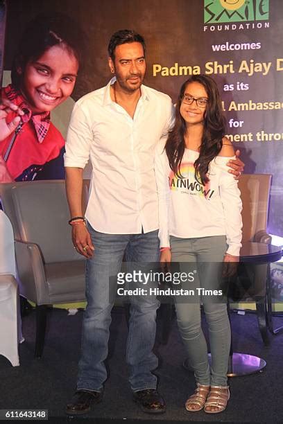 Bollywood Actor Ajay Devgn Launches She Can Fly Ccampaign With Daughter