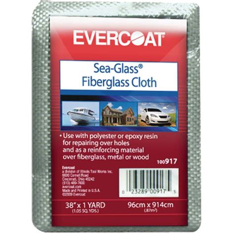 Evercoat 6 Oz 44 In X 3 Yds Woven Fiberglass Cloth For All Marine Resins 100912 The Home Depot