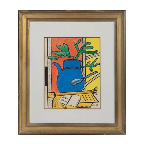 Sold Price Fernand L Ger Composition Au Pot Bleu