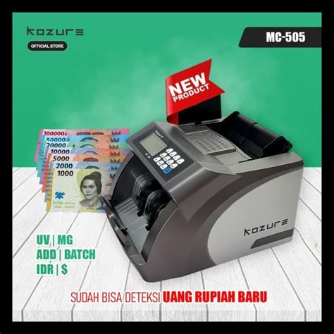 Jual MESIN HITUNG UANG KOZURE MC 505 BILL MONEY COUNTER DETECTOR